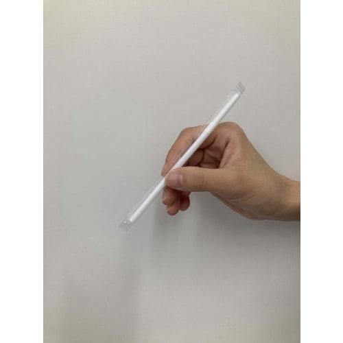 Shibase Industry 329 Diamond Straw Flex 12cm 400 Pieces White