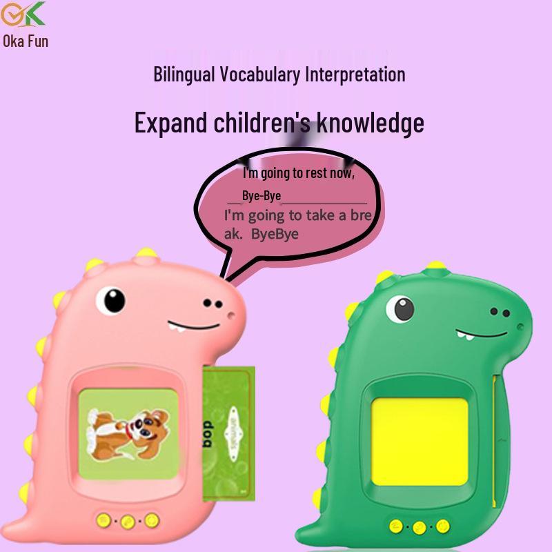 Dinosaur Sound Toy: Baby Educational Game & Early Learning Card Machine
