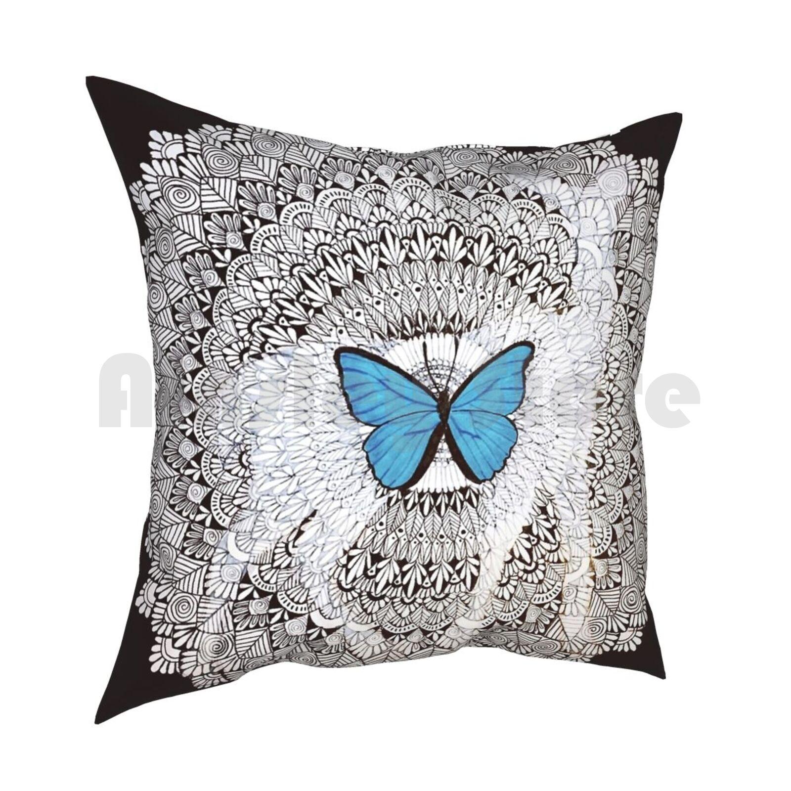 Life Is Strange Pillow Case Printed Home Soft Throw Pillow Life Is Strange Fan Art Doe Pattern Mandala Zen Black Indian 30cmx30cm