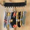 10 Clip Multifunctional Clothes And Hat Clip Portable Household No Punching Velcro Hat Storage Clothes Clip Baseball Cap Storage