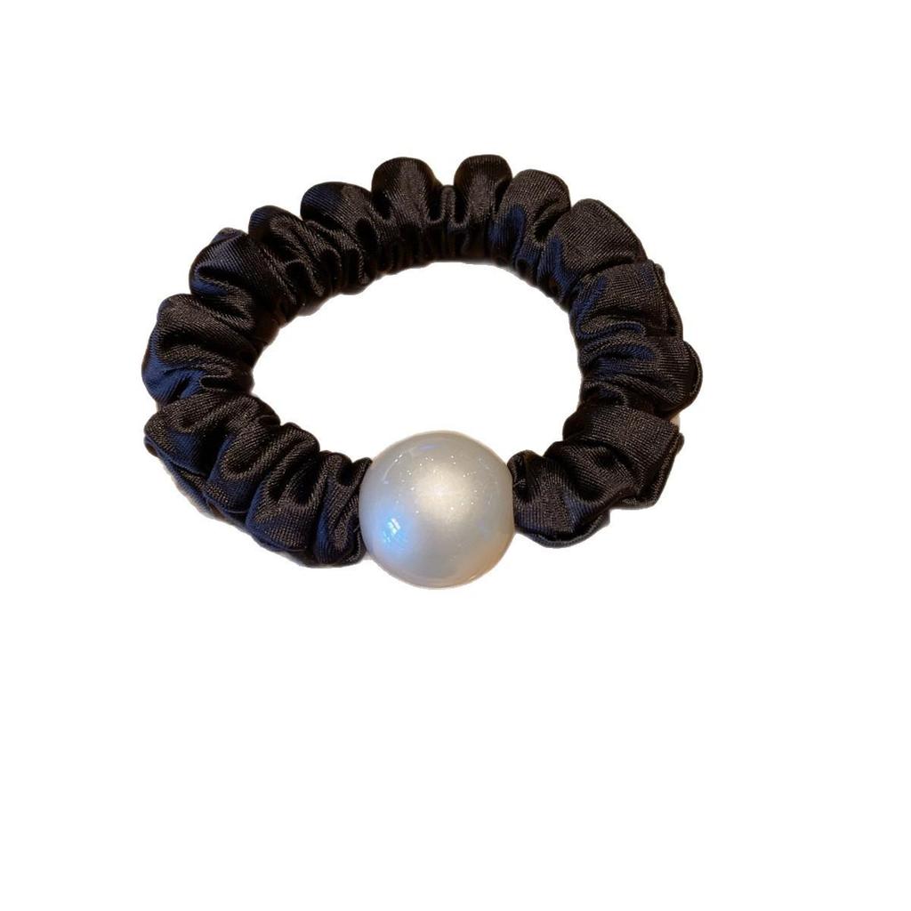 Silky Pearl Elastic Hair Tie - Korean Fashion Basic