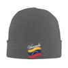 Venezuela Flagge Venezolanischer Stolz Unterstützung Liebhaber Gestrickte Mützen für Damen Unisex Beanie Mützen Herbst Winter Mütze Acrylmützen