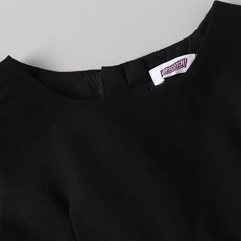 Sofort verfügbar Hochwertiges Schwarzes Netzkleid für Mädchen - Stilvolles 2026 Design