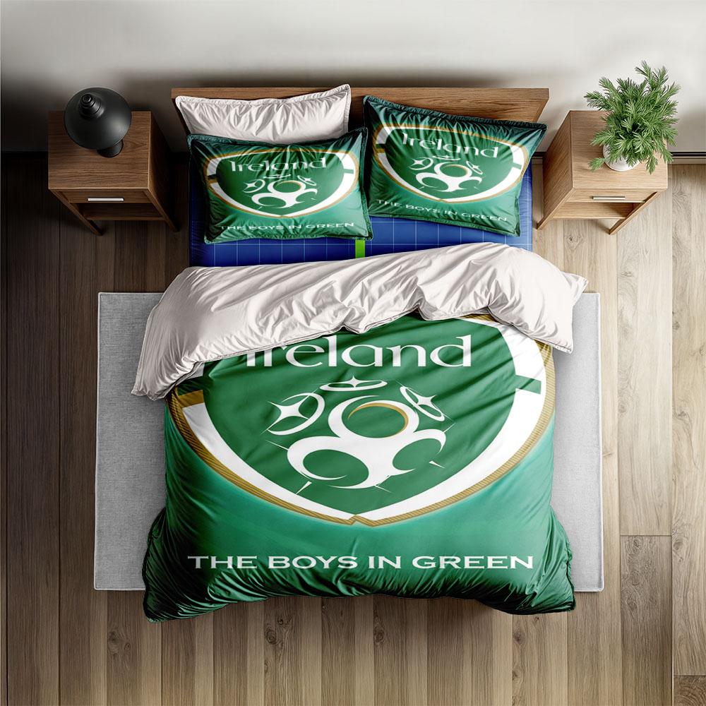 Ireland The Hoops Rovers Legend Duvet Cover Set King Queen Double Full Twin Single Size Bed Linen Set