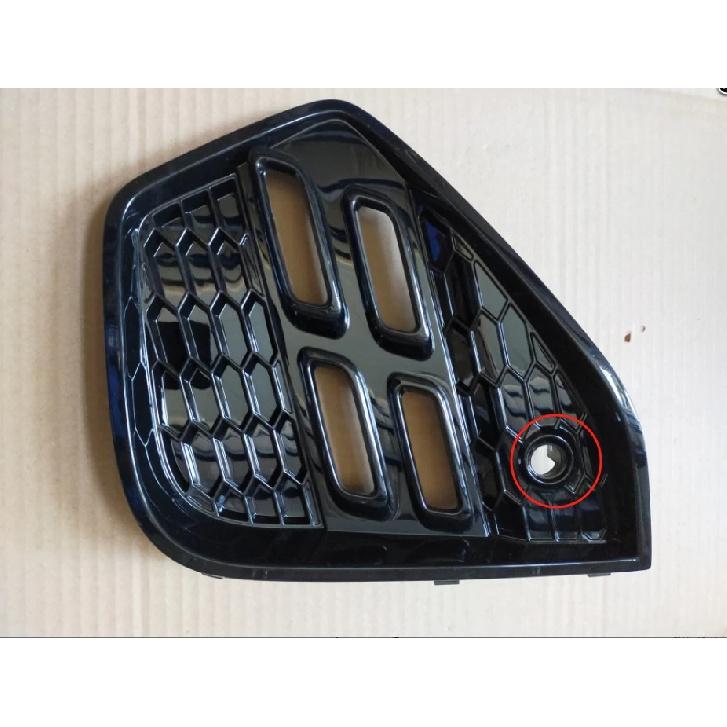 1pc Front Fog Light Decorative Frame Bumper Left Right Bar Light Black Lampshade for Chery Jetour X70 F01-2803512