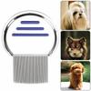1*Lice Comb Nit Free Kids Hair Rid Headlice Stainless Steel Metal Teeth Remove Nit Brush
