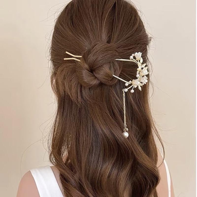 CHIMERA Elegant Lily of the Valley U-shaped Hairpin 1 Piece