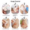 Golden Silver-color Metallic Tattoo Sticker for Women Girls Temporary Tattoo Sticker