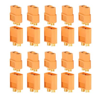 10Pair Amass XT60 XT-60 Male Female Bullet Connectors Plugs For RC Cable Wire Helicopter Lipo Battery Quad Drone Plane ESC