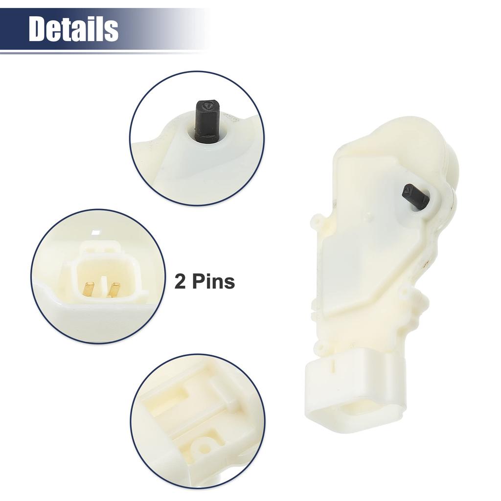 ACROPIX Rear Right Door Lock Latch Actuator Replacement for Toy ota Compatible with Echo White 1pcs