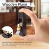Blade,   Ebony Arc Bottom Hand Plane Carpenter Wood Grooving Trimming   Wood Plane with Pointed Blade Firm Structure