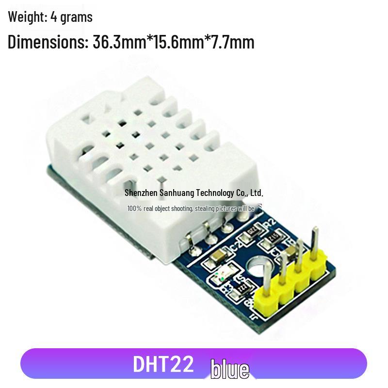 DHT22 Temperature & Humidity Sensor Module AAM2302B Probe for D1 Mini Digital Blocks