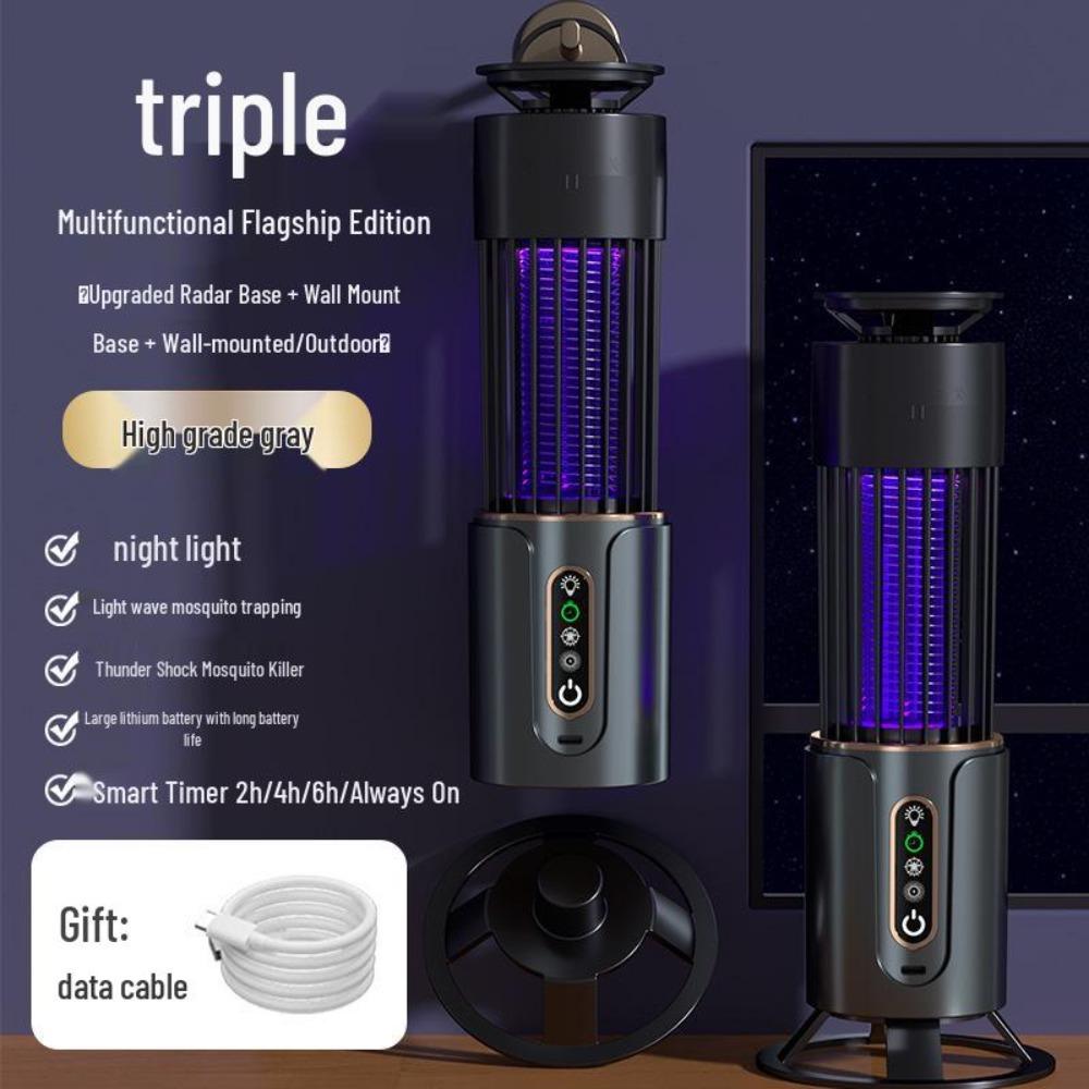 Portable USB Rechargeable Electric Mosquito Killer Lamp for Indoor/Outdoor Use