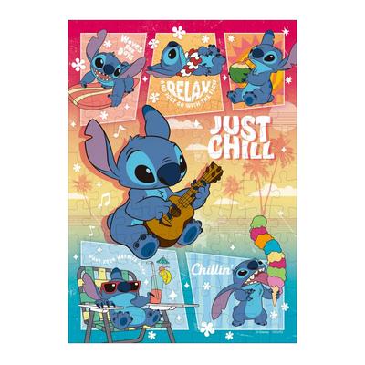 Tenyo (Tenyo) [Made In Japan] 108-Piece Jigsaw Puzzle Disney "Stitch" (18.2x25.7cm) D-108-067 with Glue, Spatula, and Service Card