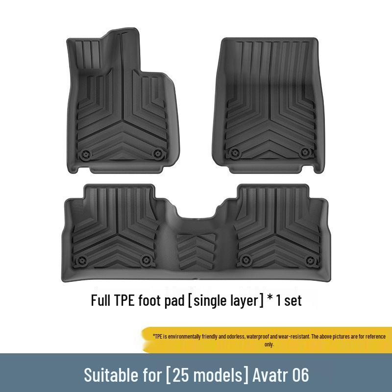 Avatar 06 All-Weather TPE Floor Mats: Vehicle-Specific Car and Trunk Mats