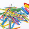100ks/8cm Matematická barevná počítací tyčinka Dětské výukové vzdělávací hračky Montessori učební pomůcky Předškolní pomůcky pro výuku matematiky