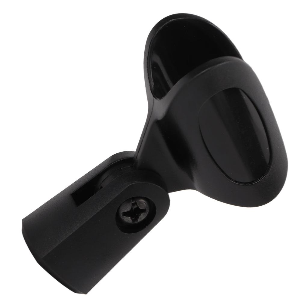 Universal Microphone Clip Holder with 5 8 Inch Male to 3 8 Inch Female Screw Adapter for Handheld Microphones