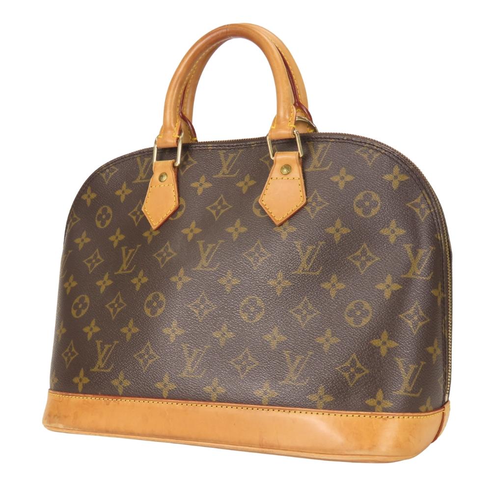 Used LOUIS VUITTON Handbag Alma M51130 Monogram/Nume leather Brown Classic