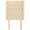 VidaXL Headboard with Ears Cream 83x23x118-128 Cm Fabric3118271
