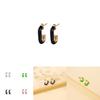 Trendy Alloy Geometric J-shaped Earrings For Women Fashionable And Colorful