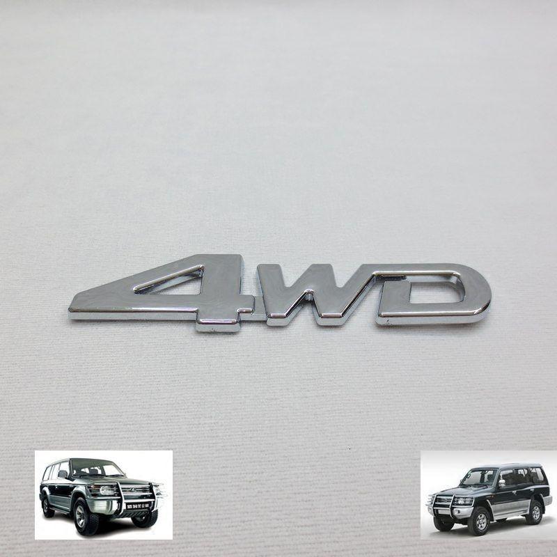 General Motors 4WD Nápis Zdobené Terénní Vozidlo Upravená Karoserie Dveře Zavazadlového Prostoru Dekorativní Nálepka pro Mitsubishi pro Jeep