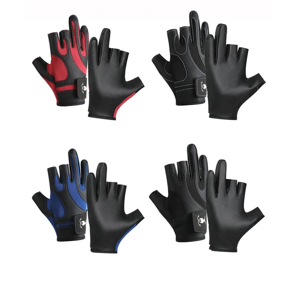 Sun-proof Fishing Gloves Non-Slip Men Gloves Fashion Sports Bicycle Riding Gloves  Nautical Sports