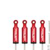 4 Pieces RC Car Shock Absorbers Dampers Alloy Oil Replacement with Screw for 1/10