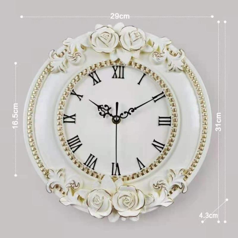 

Retro Simplicity Silent Hanging Clock, Creative Acrylic Quartz Watch for Office & Study, Vintage Fashion Wall Decoration Case