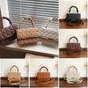 Pu Crossbody Bag For Women Small Square Design With Stitching For Daily Casual Use