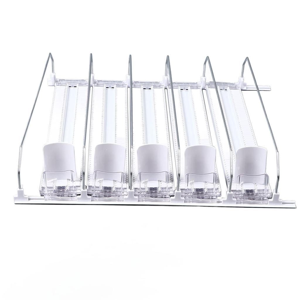 38cm Kühlschrank Getränkespender Verstellbarer Kühlschrank Selbstschiebender Soda Dosen Spender für Bier Limonade