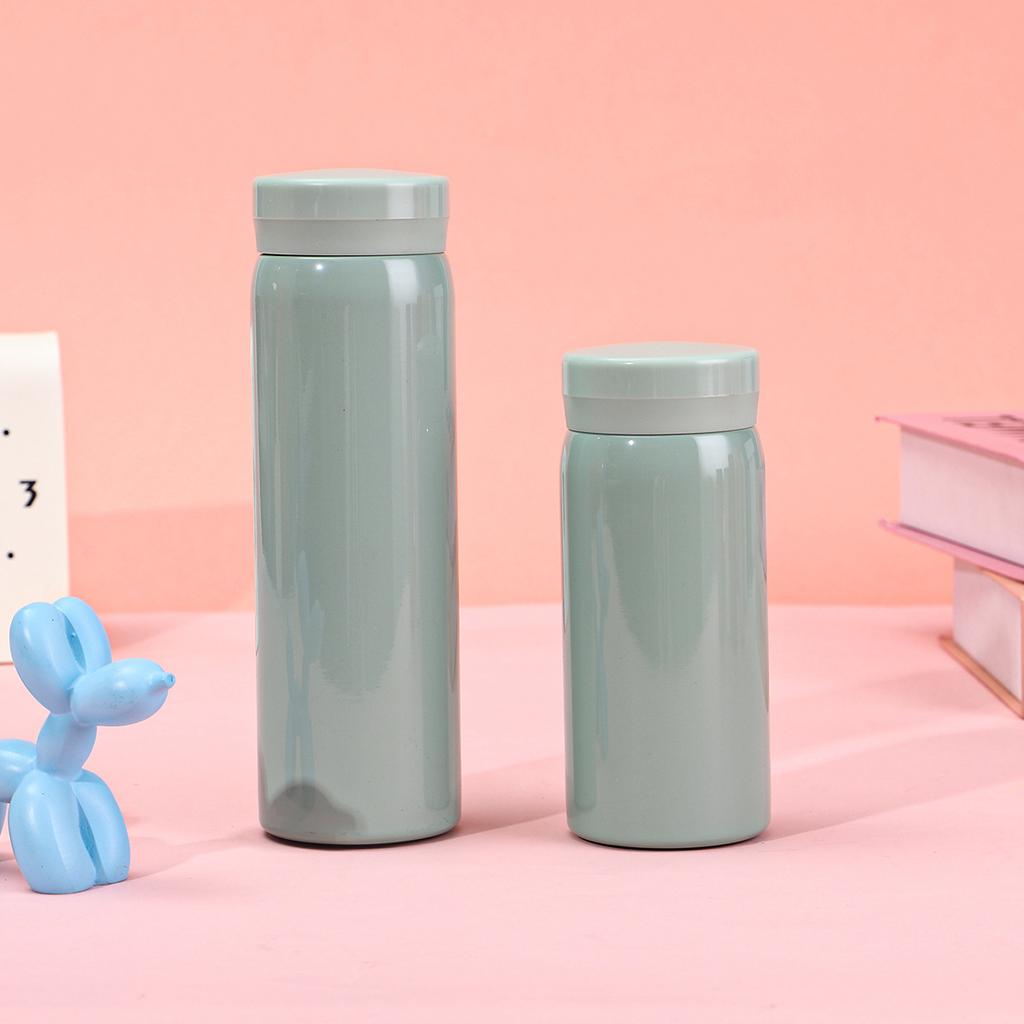 Simple Stainless Steel Thermos Cup Pocket Cup Outdoor Sports Mini Fashion Macaron Water Cup