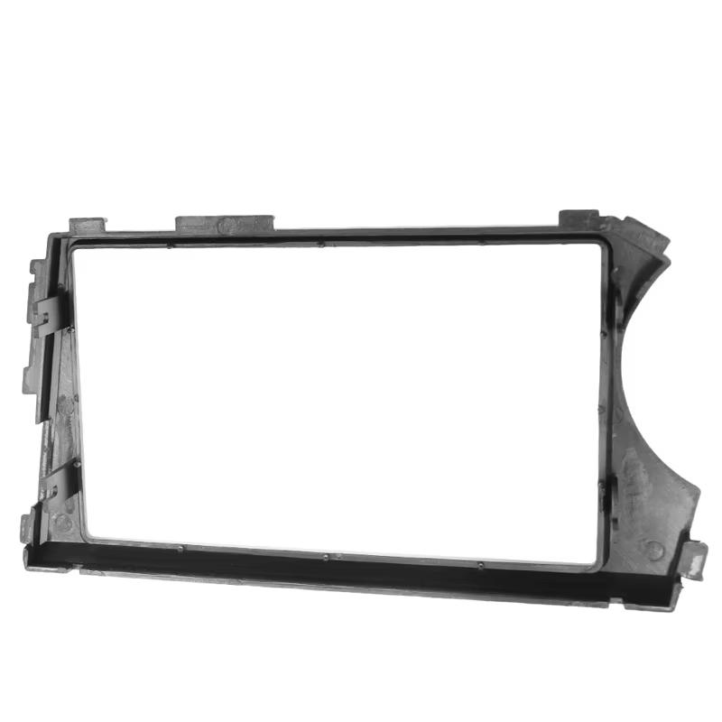 Double Din Stereo Car Radio Fascia CD Plate Panel Trim Double 2 Din Frame Kit For SSANG YONG Actyon Kyron 2005-2011 (Left Wheel)