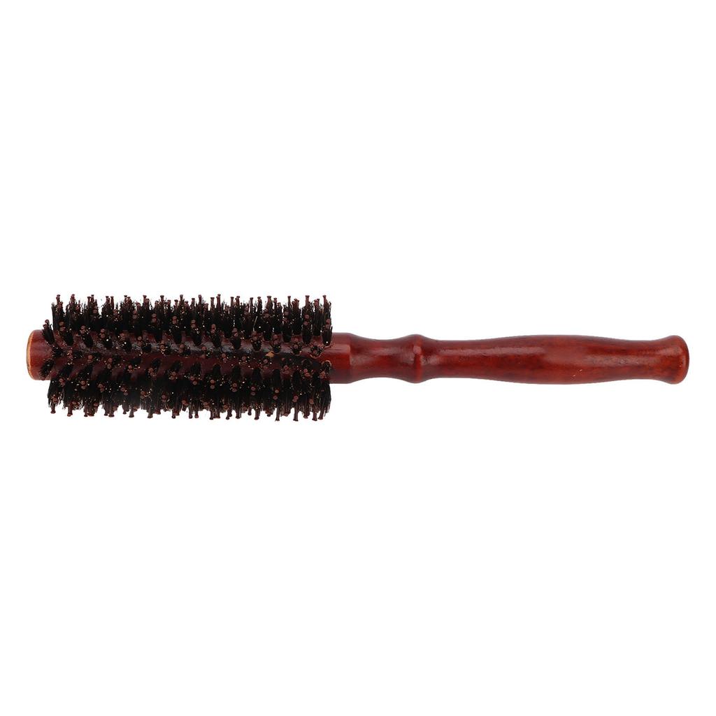 3pcs Round Hair Brush Small High Temperature Resistant Round Curling Styling Hair Brush with Wooden Handle for Home