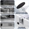 Universal Brackets For Drawer Fronts Worktables Rustless Steel Adjustable Clamping With Anti Corrosion Properties