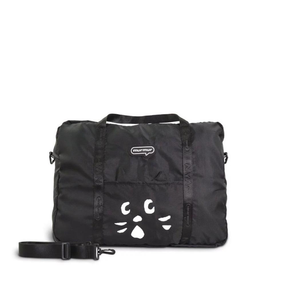 Shoulder Bag Cartoon Cat Nylon Cloth Bag Nylon Gym Storage Bag Casual Travel Duffel Bag  Training