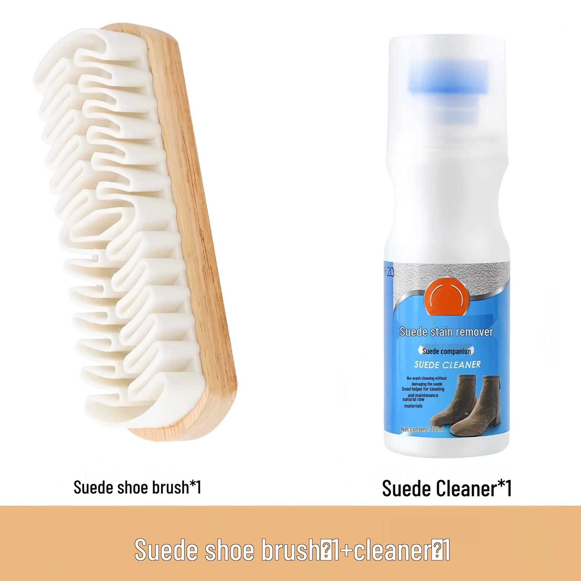 

Щітка для чищення взуття з нубуку та замші - Засіб для видалення снігу, бавовни та плям Single Brush