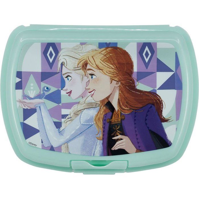 Svačinový box - Tataway - Ledové království - Elsa a Anna - Plast - 6,7 cm vysoký