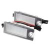2 Stück Auto 18 LED Kennzeichenbeleuchtung Kennzeichenleuchte für Volvo S80 1999-2006 V70 XC70 S60 XC90
