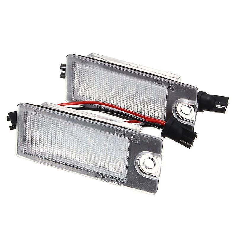2 Stück Auto 18 LED Kennzeichenbeleuchtung Kennzeichenleuchte für Volvo S80 1999-2006 V70 XC70 S60 XC90