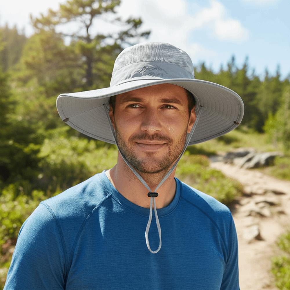 Big Eaves Fisherman Hat Breathable Bucket Hats Portable Fishing Hat  Spring/Summer