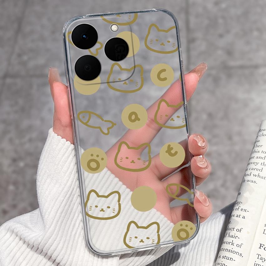 Pouzdro na telefon se vzorem čínského draka pro Realme 15T 14T 14X 15 13 12 11 10 C71 C61 P1 Měkké kryty Průhledné silikonové nárazuvzdorné pouzdro pro Realme Casing