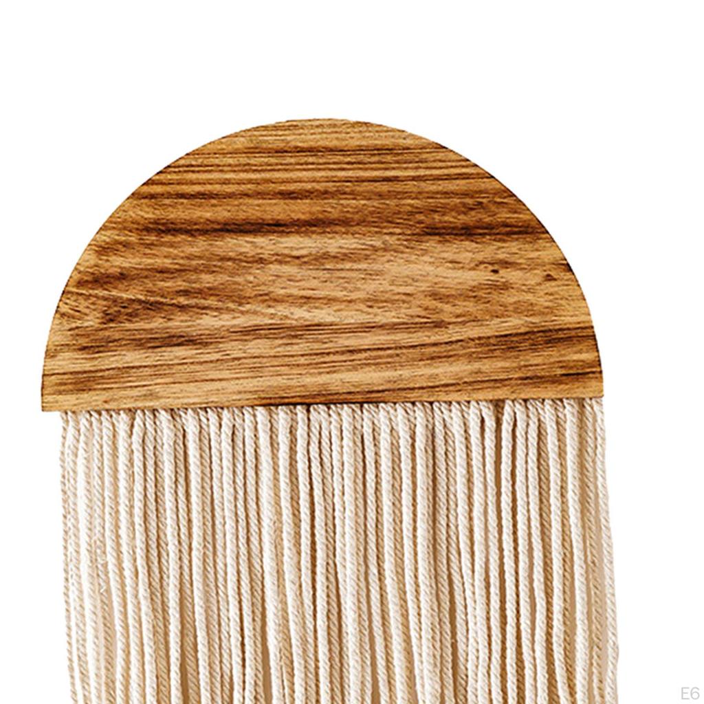 Wall Hanging Bohemian Ornament Macrame Tassel Tapestry for Background Nursery