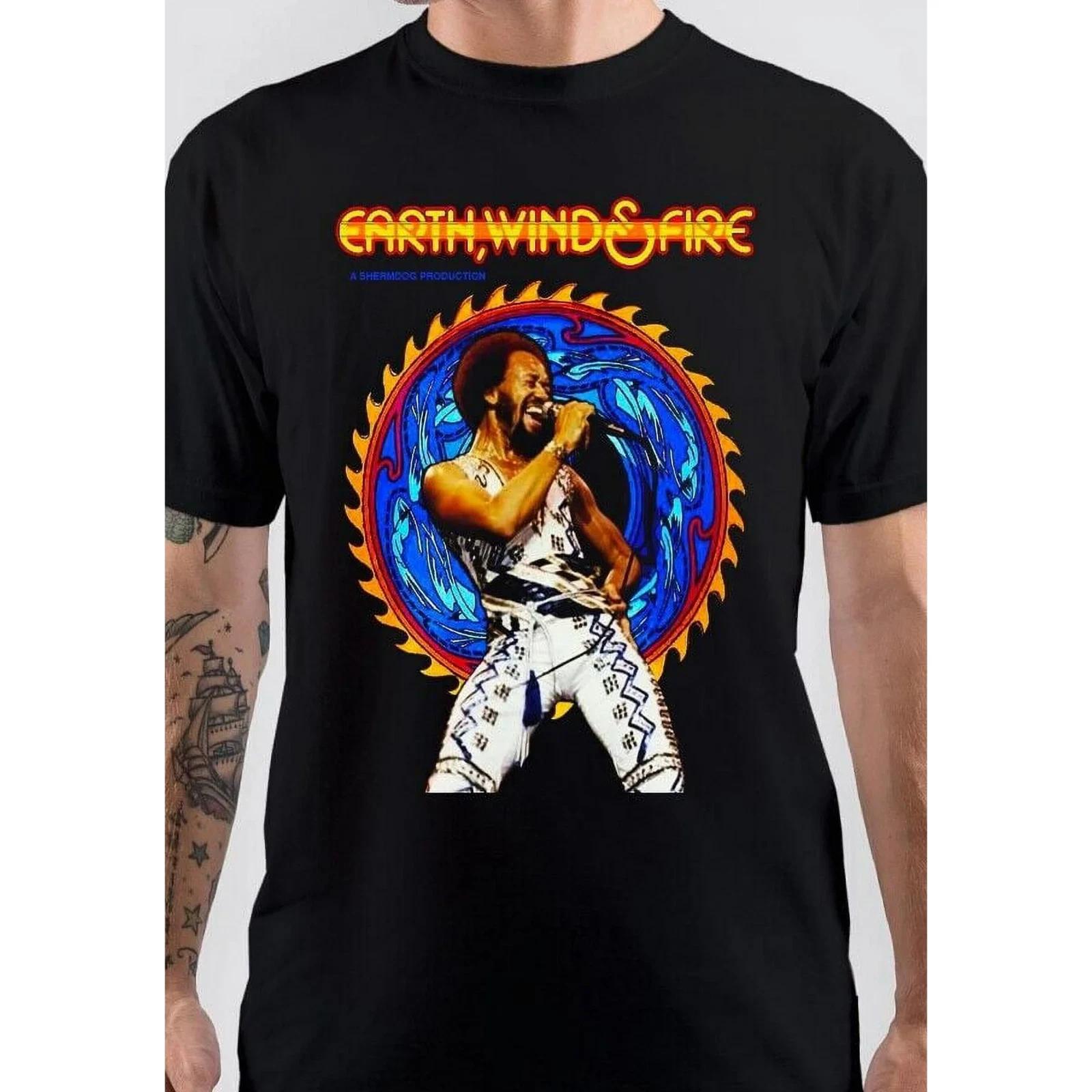 Earth Wind And Fire T-Shirt Earth Wind And Fire Rock Music Shirt XXXL
