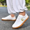 Tai Chi Shoes With Soft Leather Cow Tendon Sole Suitable Both Men Women Wear-resistant Competition Activities Martial Arts Practicing Men's