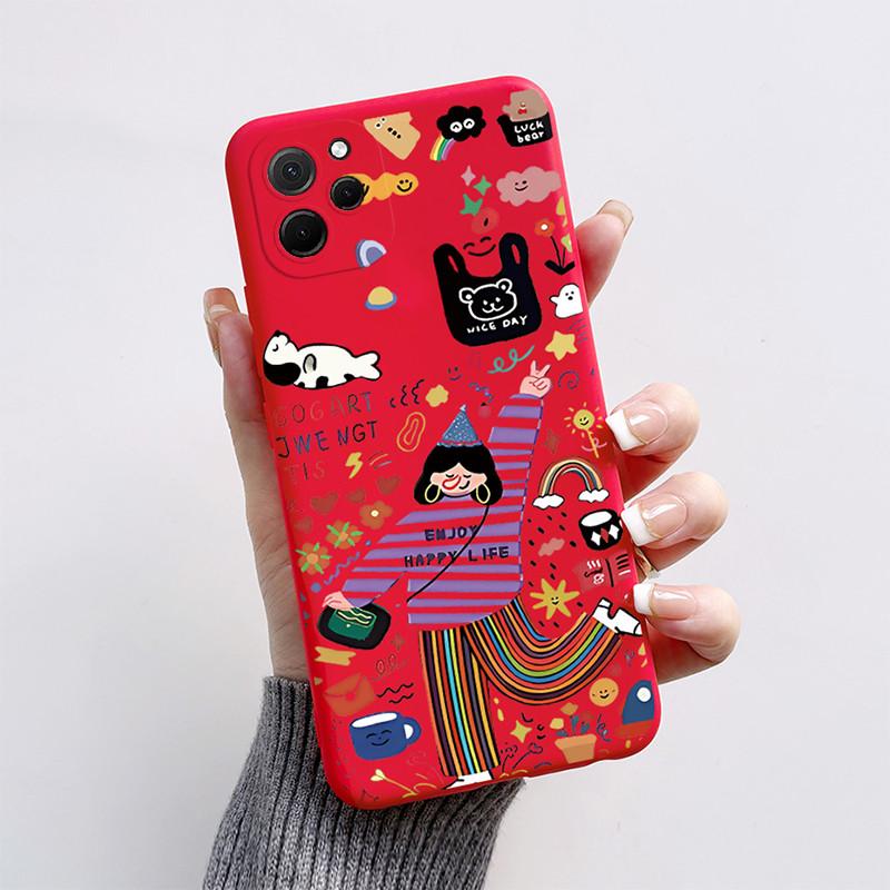 For Huawei nova Y61 Case Huawei nova Y61 Cover EVE-LX9N EVE-LX3 Phone case Cute Cat Cartoon Puppy Dog Soft Shockproof Back Cover