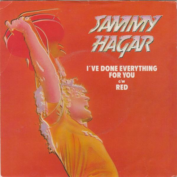 

7inch Record SAMMY HAGAR - I ve Done Everything For You CL16120 Capitol Records 1980 UK Rock Used