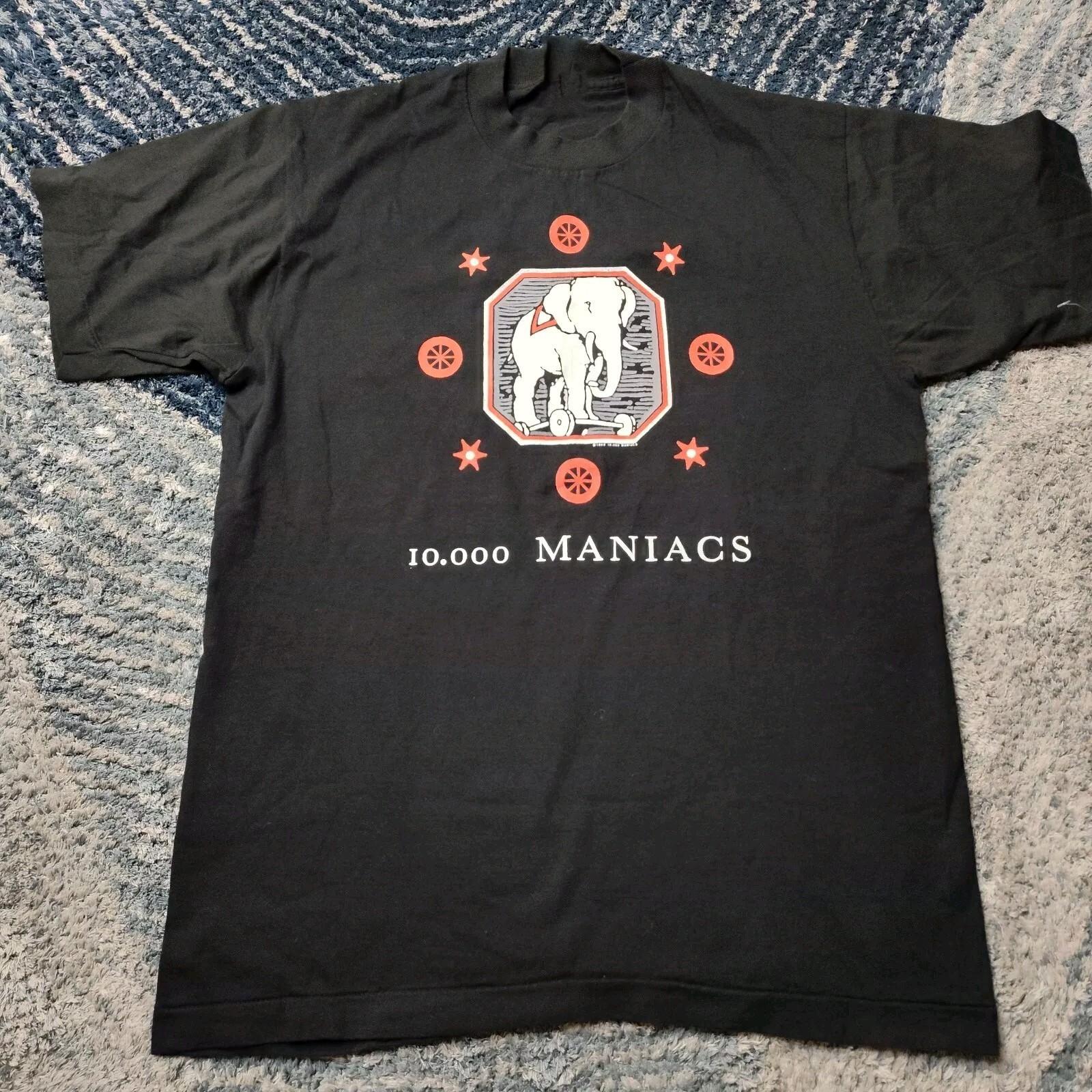 Vintage 10000 Maniacs Blind Man s Zoo Concert T Shirt 1989 SA540 S