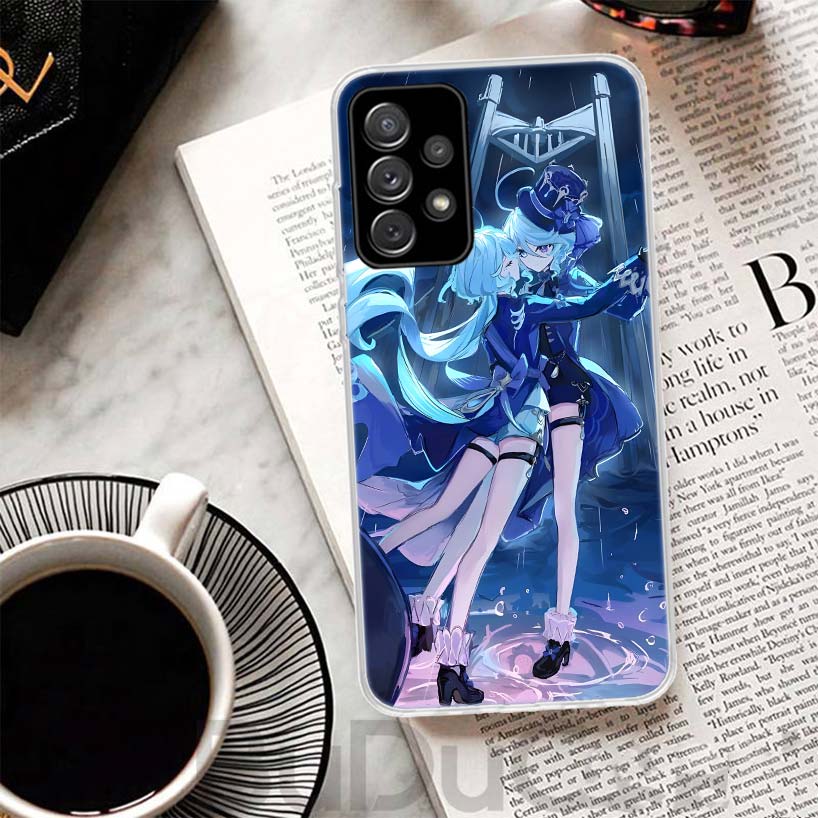 Genshin Impact Furina Cover For Samsung Galaxy A52 A42 A32 A22 A12 A50 A51 Phone Case A70 A71 A40 A41 A30S A31 A20E A21S A10S Ga