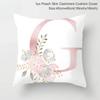 45X45Cm Pink Letter Cushion Pillowcase Decorative Sofa 40X40Cm Pillow Cases Autumn Decoration