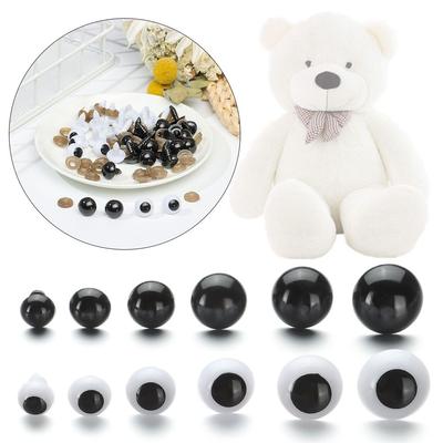 10/12/14/16/18/20mm For BJD Doll DIY Eyeball Doll Making Crafts Safety Animal Toy Plastic Eyes